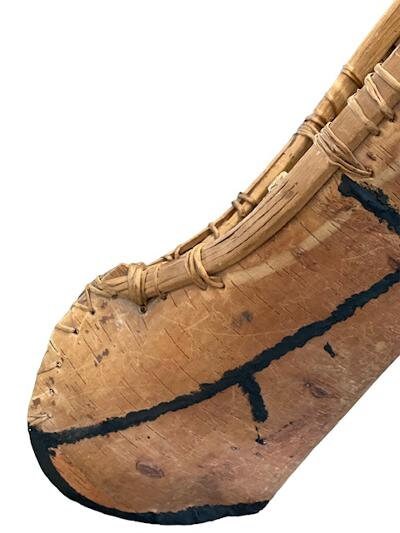 Large Birch Bark Model Canoe, 1940