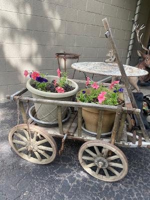 Antique European Goat Cart Wagon, 1900s