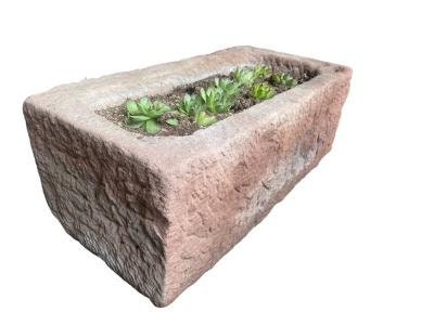 Large Stone Animal Trough Planter