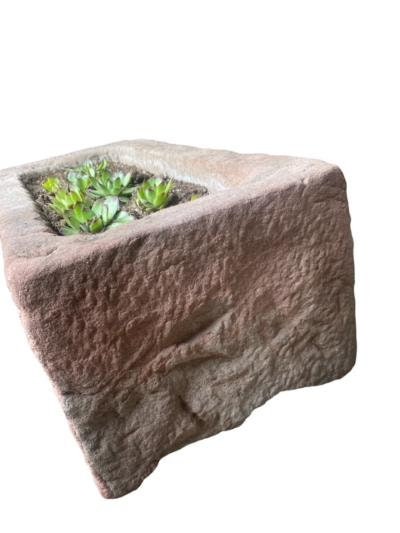 Large Stone Animal Trough Planter