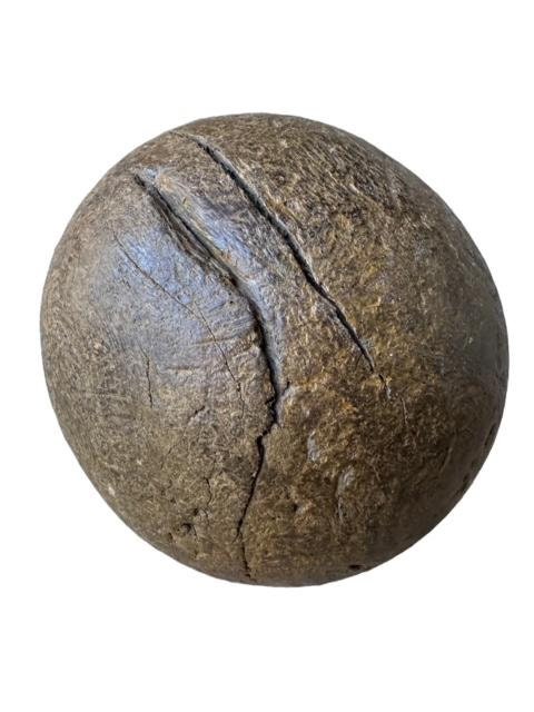 Pair Antique Wood Bowling Balls