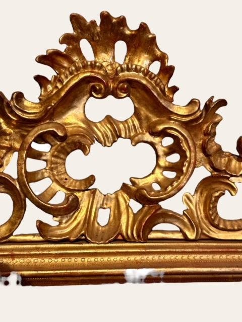 19th Century Baroque Style Giltwood Mirror
