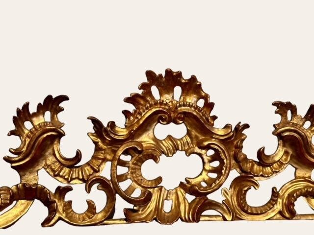 19th Century Baroque Style Giltwood Mirror