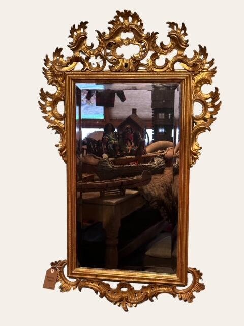 19th Century Baroque Style Giltwood Mirror
