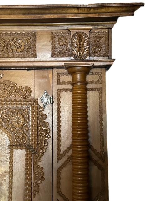 17th Century Swiss Armoire, Dated 1623, Bernadotte Collection