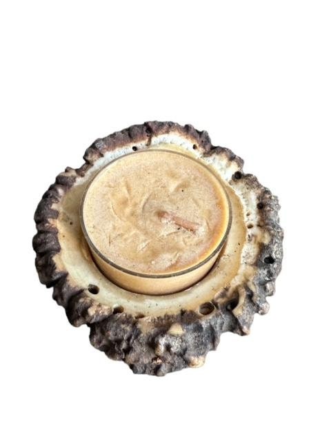 Antler Rosette Candle Holder, Holds Tea Lights