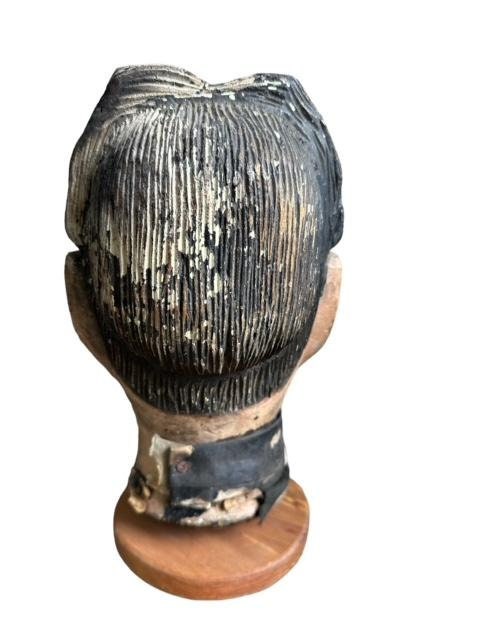 4 Antique Carnival Game Heads Ring Toss Charlie Chaplin