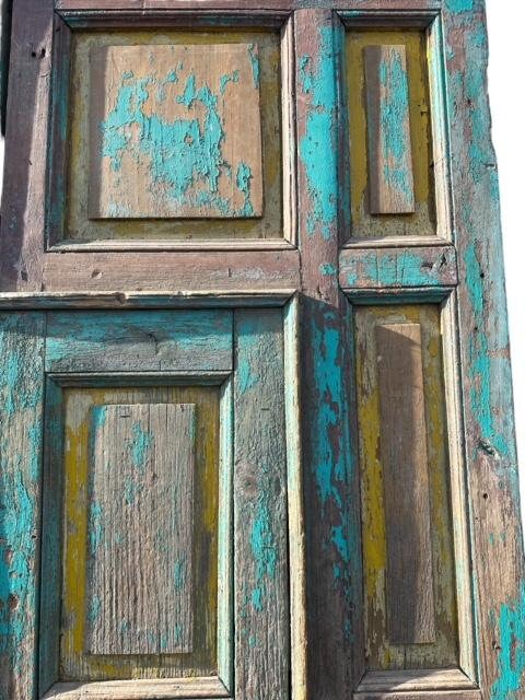 Pair of Spanish Doors, Santa Fe Style Double Doors, Door Within a Door