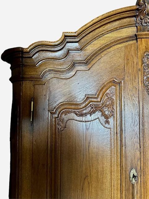 Large Antique French Armoire with Drawers in Base, Shipping is Additional