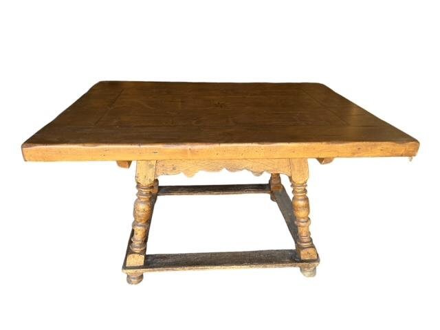 Bavarian Jogl Farmhouse Table, Antique Tavern Table, 19th Century