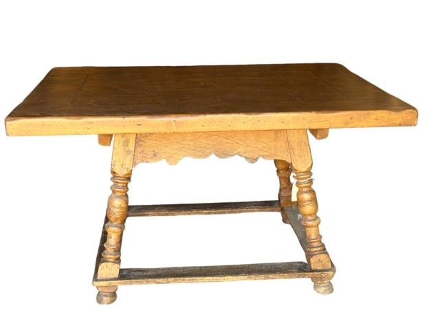 Bavarian Jogl Farmhouse Table, Antique Tavern Table, 19th Century