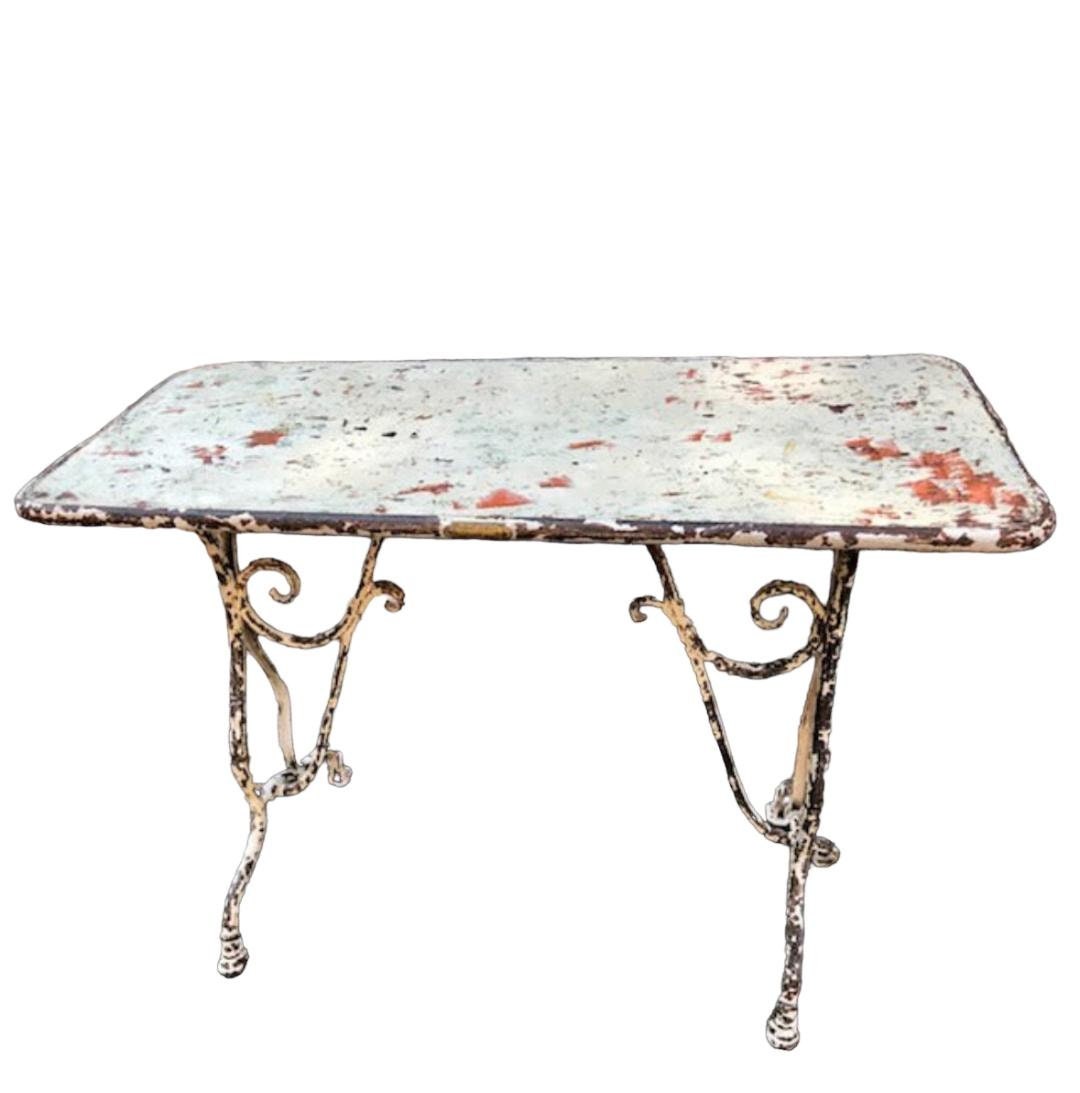 19th Century French Table from Arras, Horse Hoof Feet