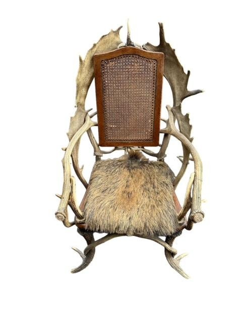 German Antler Chair, Shipping is Additional and Not Included in Price