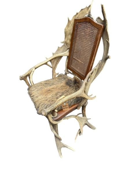 German Antler Chair, Shipping is Additional and Not Included in Price