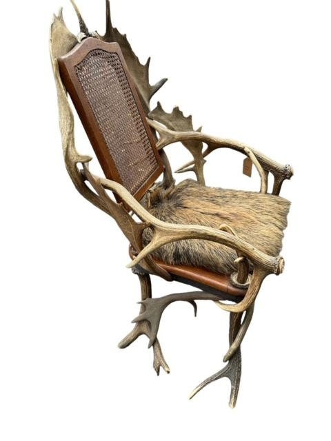 German Antler Chair, Shipping is Additional and Not Included in Price