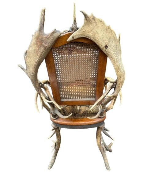 German Antler Chair, Shipping is Additional and Not Included in Price