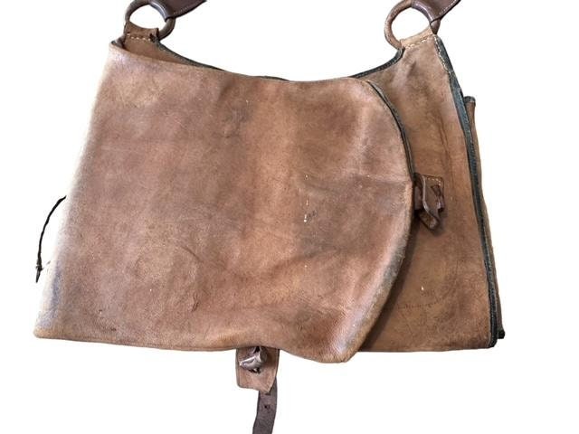 Antique Hunters Leather Bag Man Bag