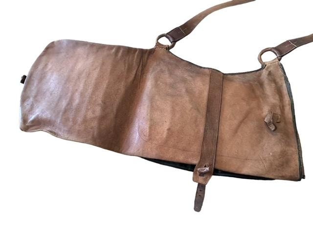 Antique Hunters Leather Bag Man Bag