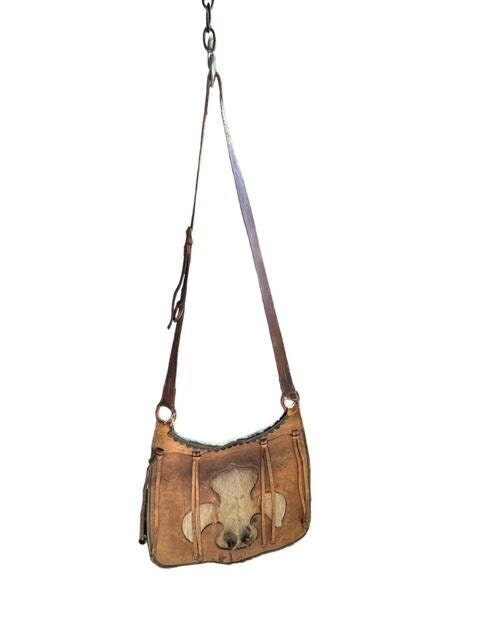 Antique Hunters Leather Bag Man Bag