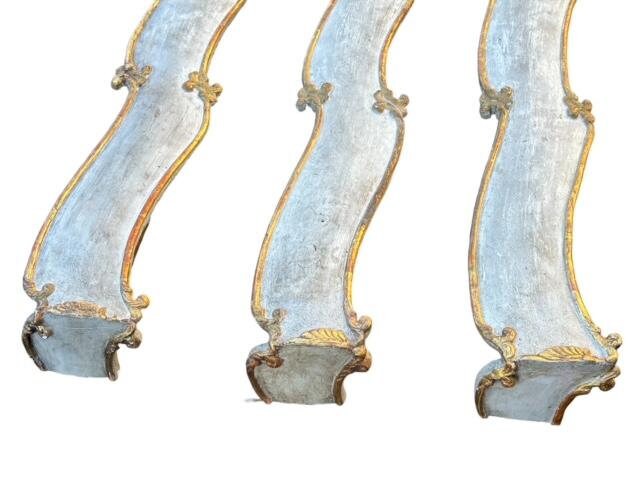 Trio of 19th Century French Chateau Valances
