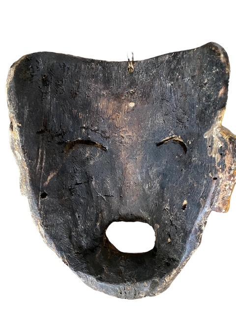 Carved Wood Mask with Fox, 1950s