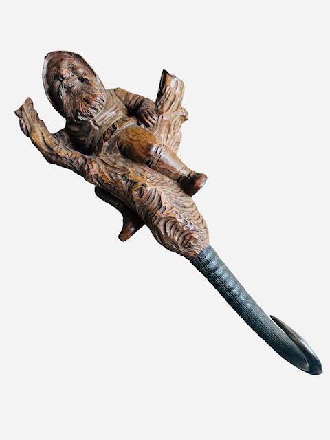 Black Forest Whip Hook Gnome, 1900s