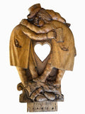 Bavarian Wood Carving with Heart, Architectural Element