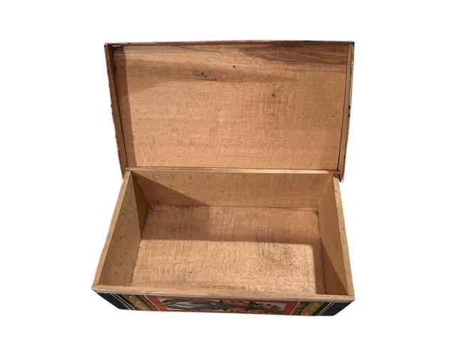 German Bavarian Painted Wood Box, 1910s