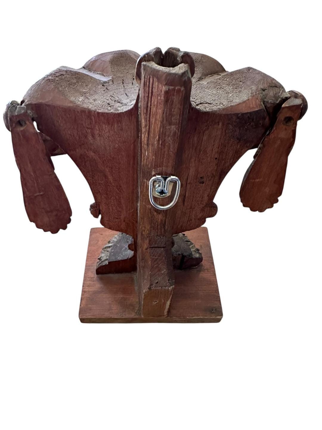 19th Century Bavarian Wood Carved Urn, Wall Decor