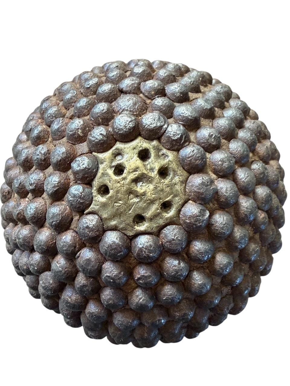 French Studded Boule Petanque Balls, Bocce Collection