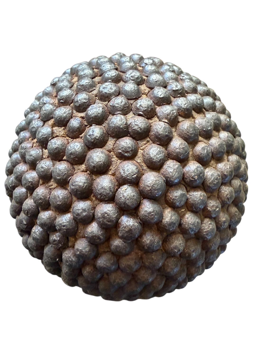 French Studded Boule Petanque Balls, Bocce Collection