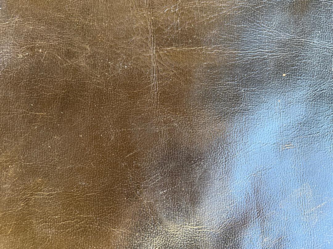 Large Thick Black Leather Piece from an Old Gym Mat
