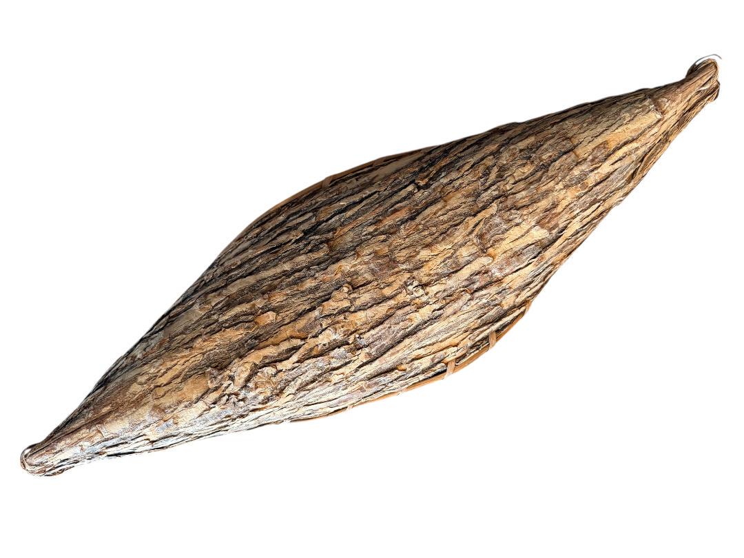 Bark Canoe Model, Adirondack Style, Wall or Shelf Display
