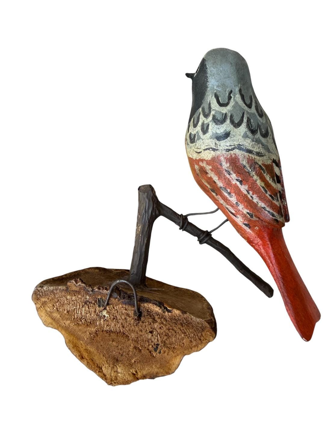 Wood Carved Austrian Bird Vintage #66
