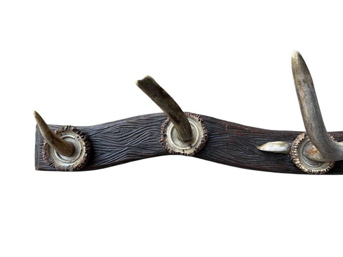 German Antler Hanging Rack, 32 Inches Long, 1950s