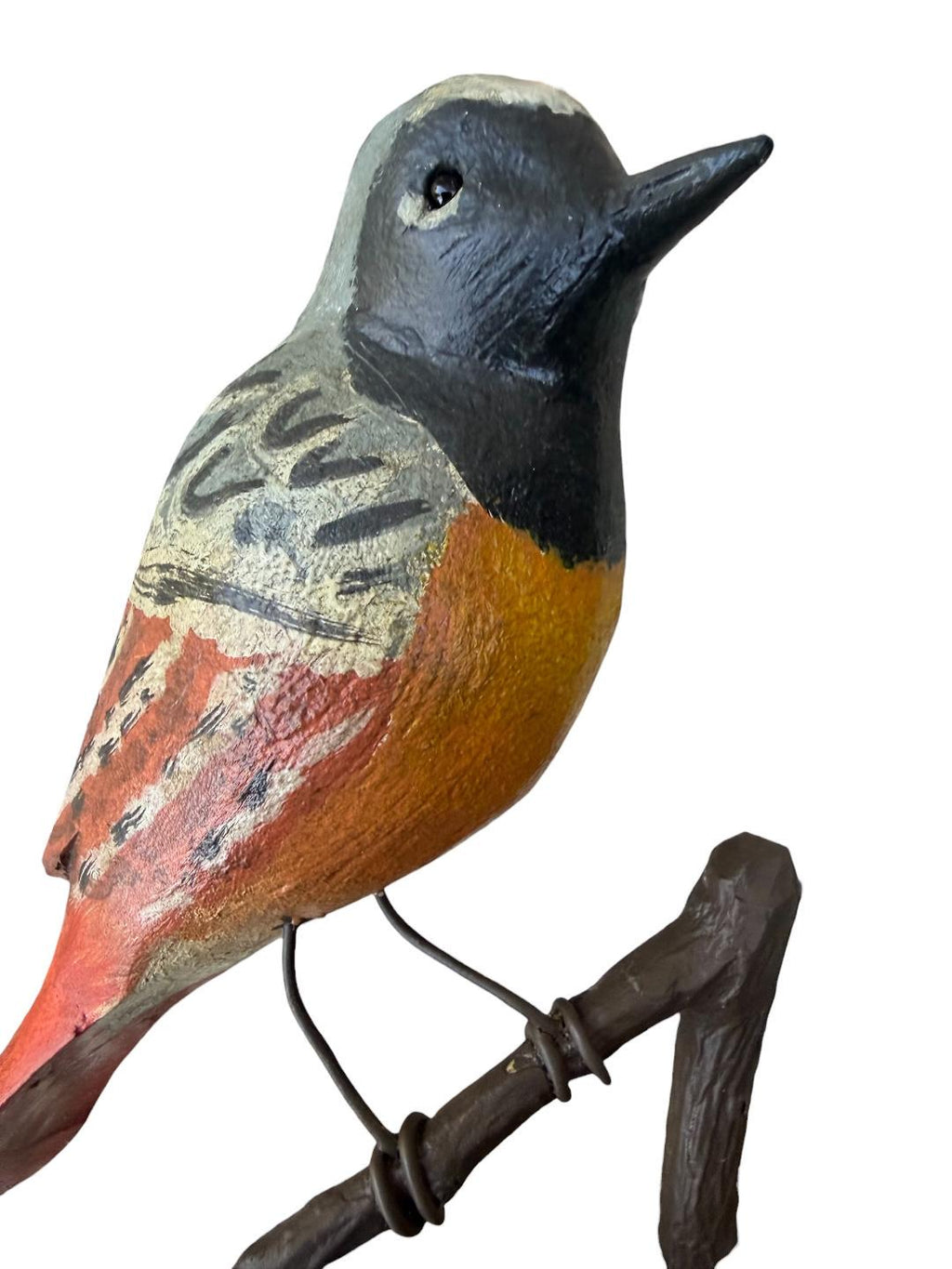 Wood Carved Austrian Bird Vintage #66
