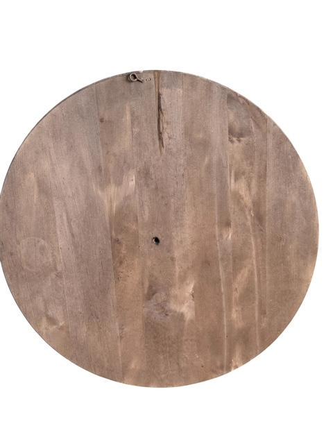 1928 German Painted Shooting Target with Bullet Holes, Signed Rudi Farday